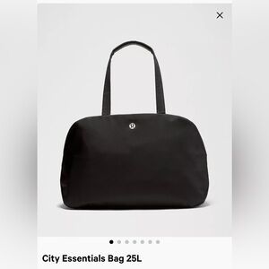 lululemon athletica Black City Essentials Bag